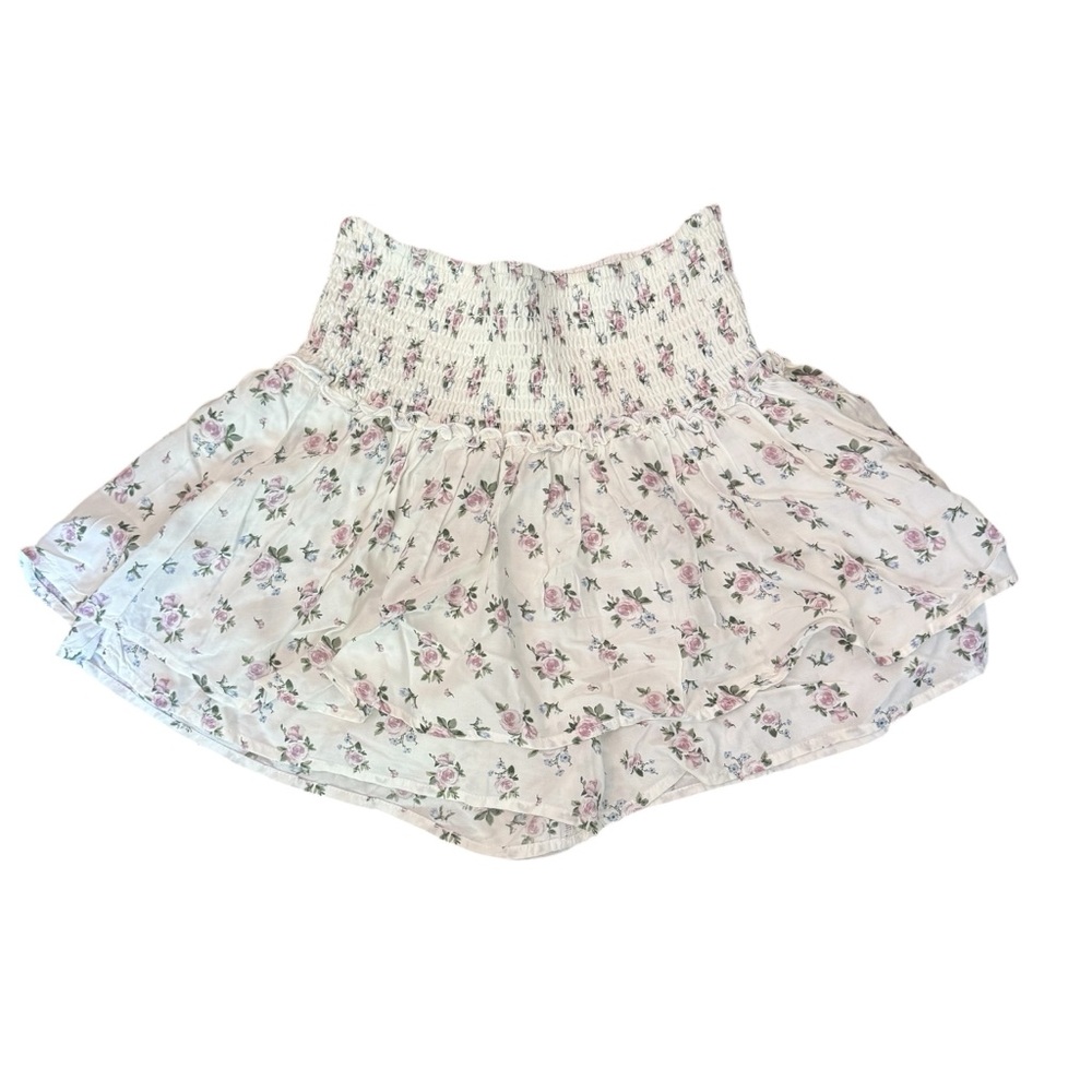NWT Hollister Floral White Skort Sz‎ Small